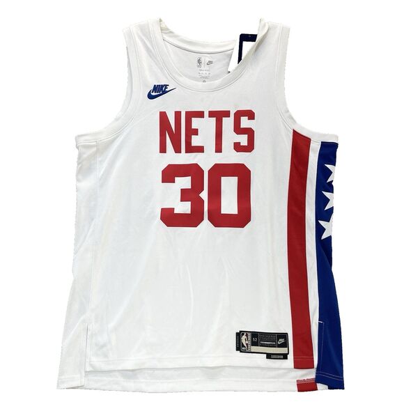 Nike Brooklyn Nets Seth Curry #30 NBA Jersey Men's XL 52 Classic Swingman HWC - Picture 11 of 12